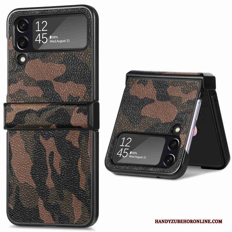 Handyhülle Für Samsung Galaxy Z Flip 4 Flip Case Militärische Tarnung