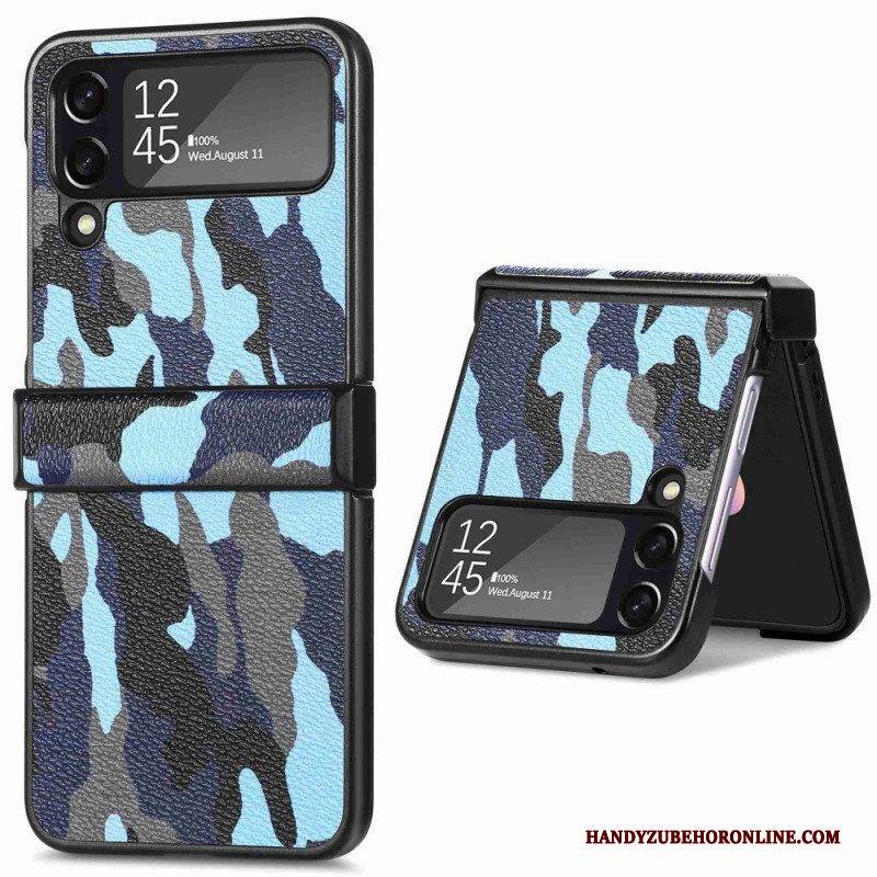 Handyhülle Für Samsung Galaxy Z Flip 4 Flip Case Militärische Tarnung