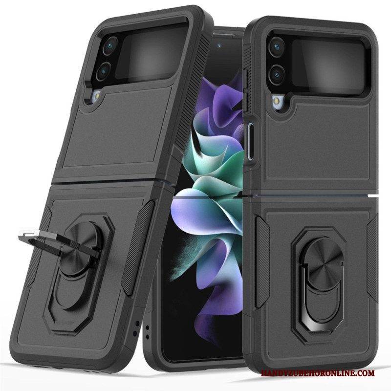 Handyhülle Für Samsung Galaxy Z Flip 4 Flip Case Starr Mit Ringunterstützung