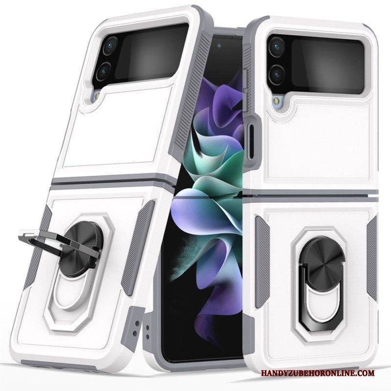 Handyhülle Für Samsung Galaxy Z Flip 4 Flip Case Starr Mit Ringunterstützung