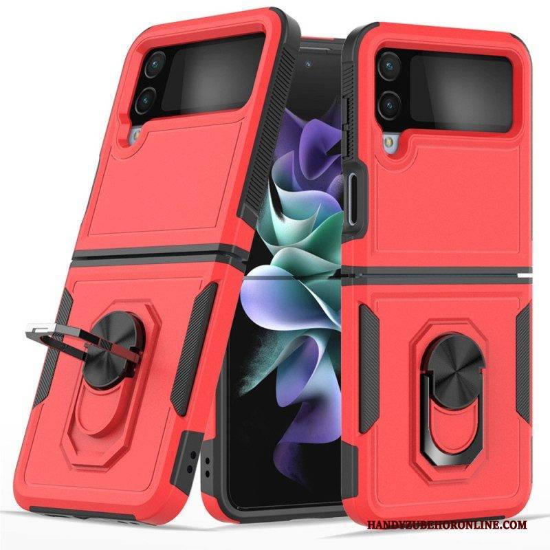 Handyhülle Für Samsung Galaxy Z Flip 4 Flip Case Starr Mit Ringunterstützung