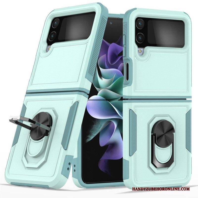 Handyhülle Für Samsung Galaxy Z Flip 4 Flip Case Starr Mit Ringunterstützung