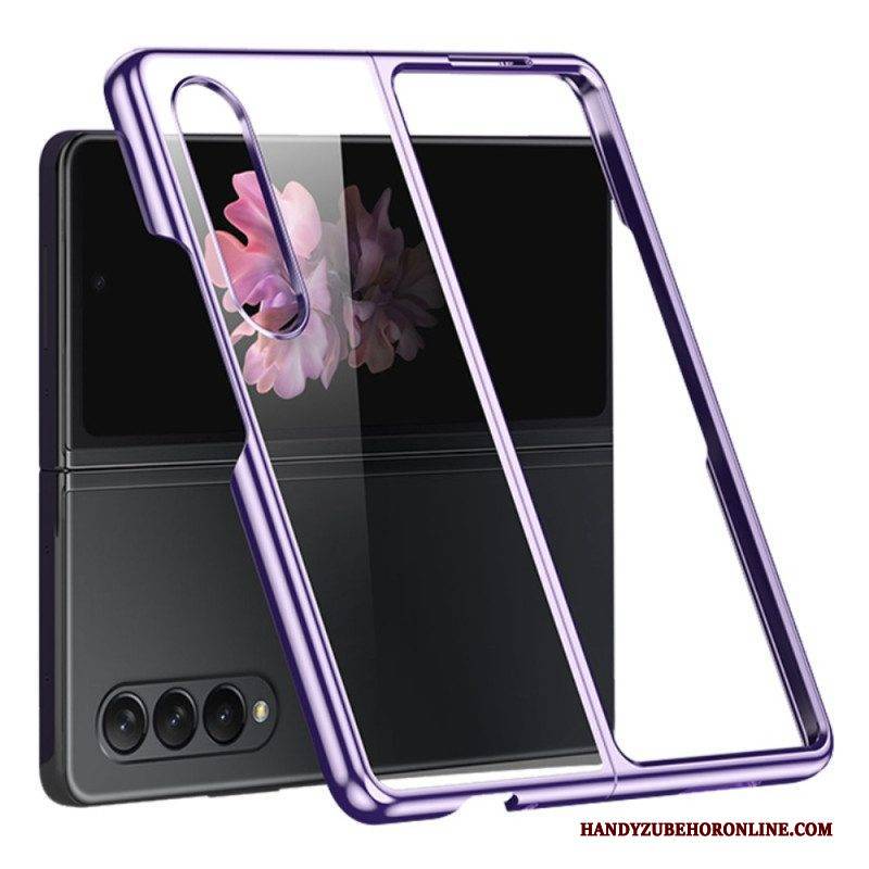 Handyhülle Für Samsung Galaxy Z Fold 4 Transparentes Metall