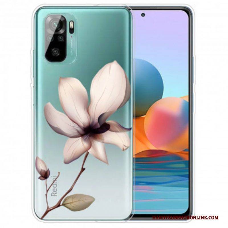 Handyhülle Für Xiaomi Redmi Note 10 / 10S Transparente Eine Blume