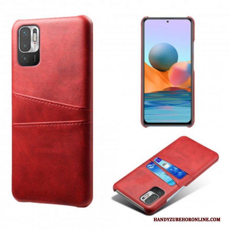 Handyhülle Für Xiaomi Redmi Note 10 5G Doppelter Kartenhalter Ksq