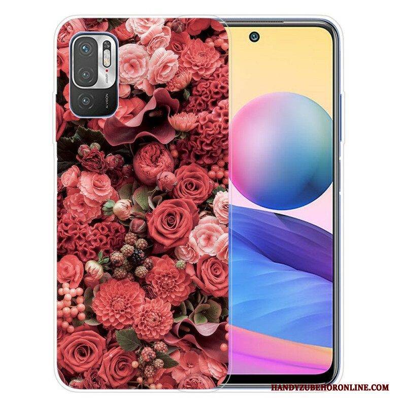 Handyhülle Für Xiaomi Redmi Note 10 5G Intensive Blumen