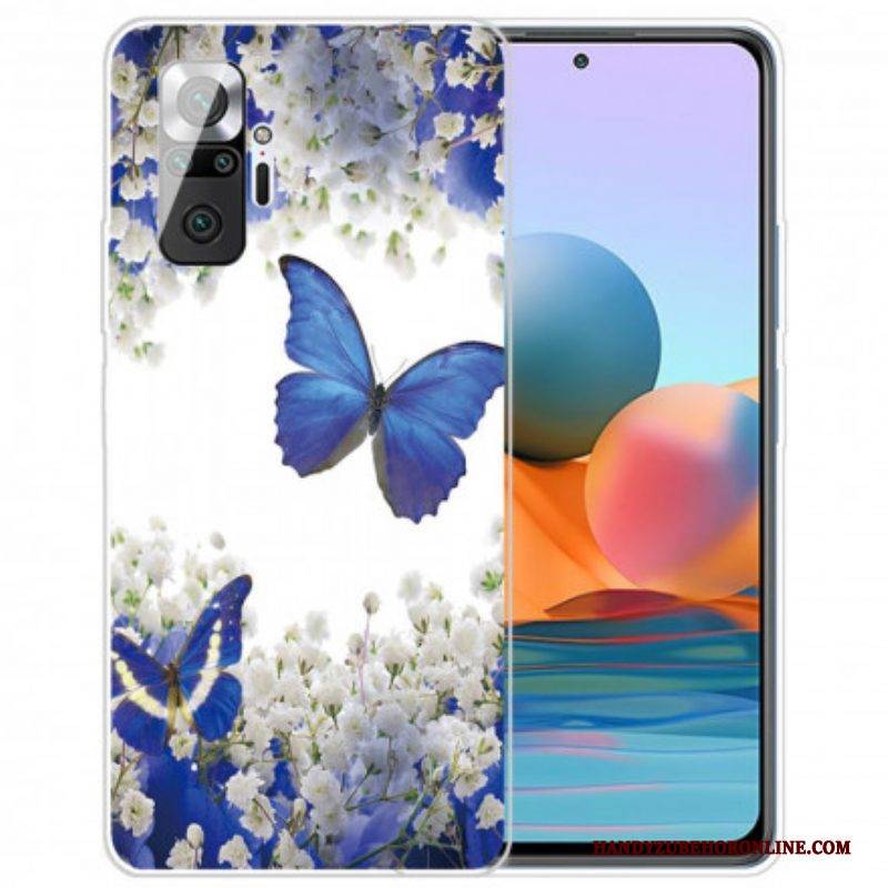 Handyhülle Für Xiaomi Redmi Note 10 Pro Flug Der Schmetterlinge