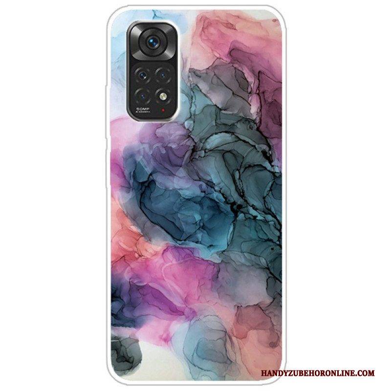 Handyhülle Für Xiaomi Redmi Note 11 / 11S Aquarell-marmor