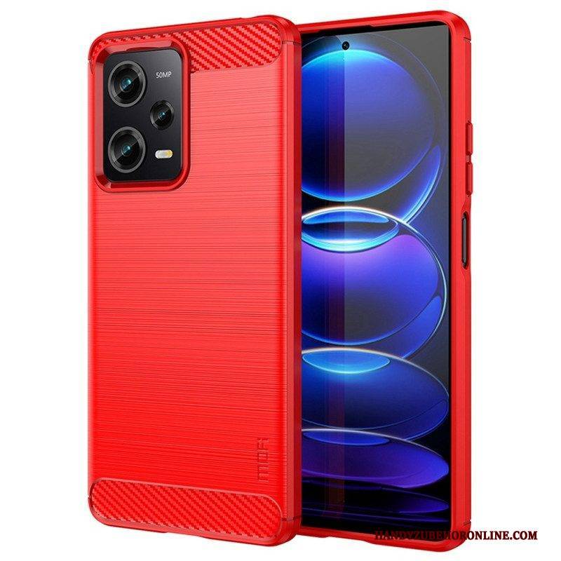 Handyhülle Für Xiaomi Redmi Note 12 Pro Plus Gebürstete Kohlefaser