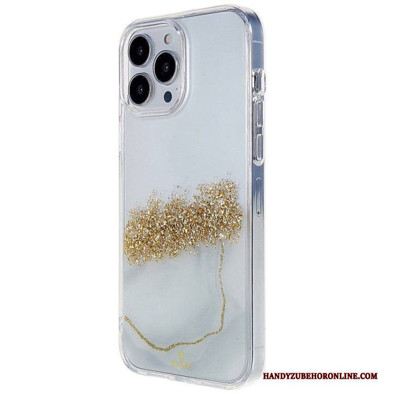 Handyhülle Für iPhone 14 Pro Glitzerkunst