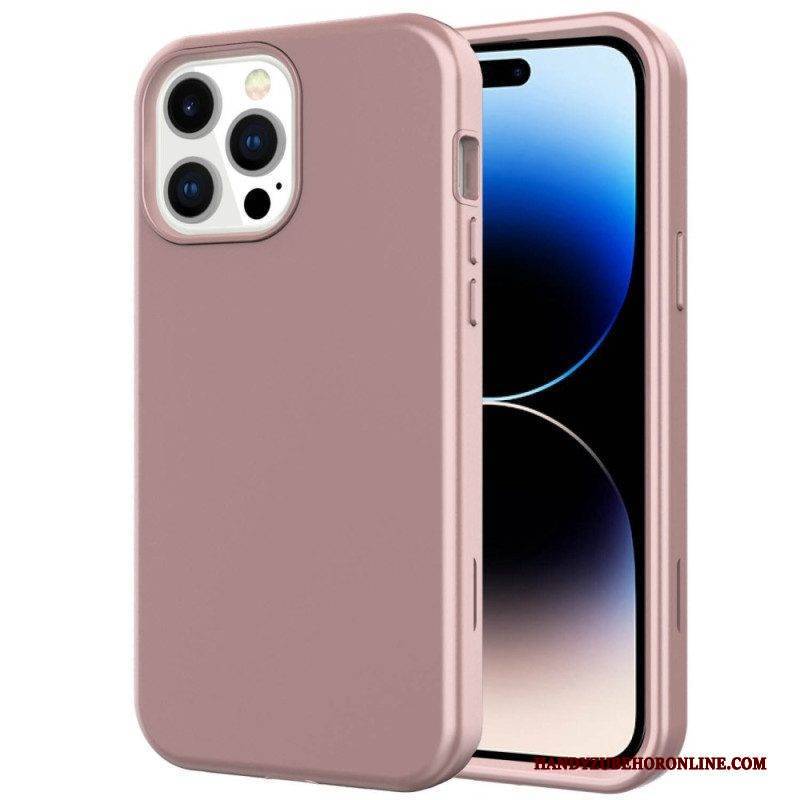 Handyhülle Für iPhone 14 Pro Hybrid Mit Mattem Finish