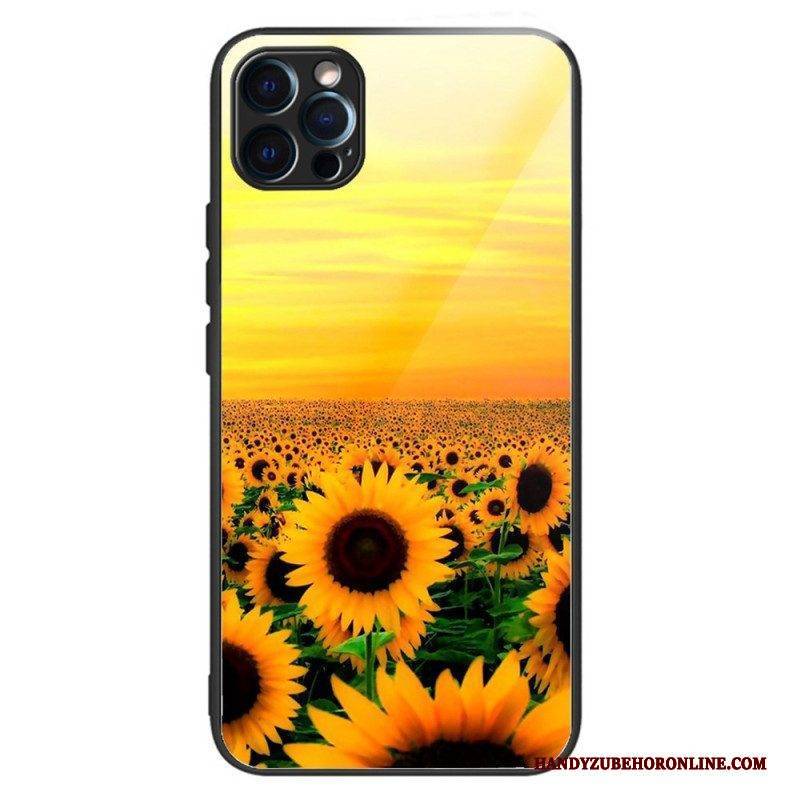 Handyhülle Für iPhone 14 Pro Intensive Sonnenblumen