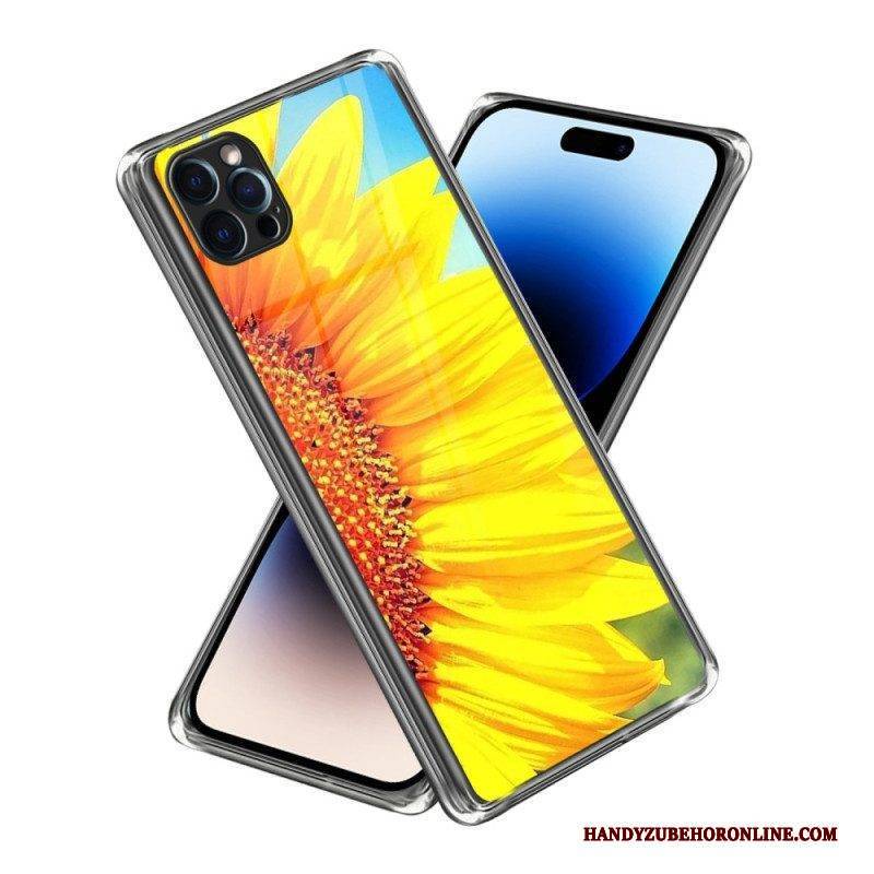 Handyhülle Für iPhone 14 Pro Max Sonnenblumen