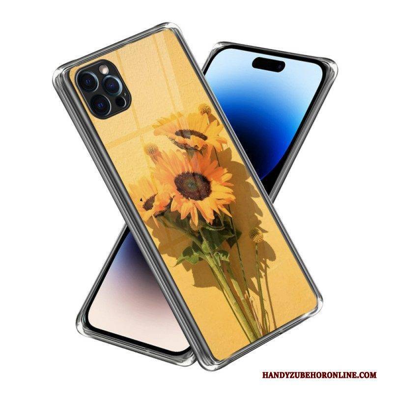 Handyhülle Für iPhone 14 Pro Max Sonnenblumen