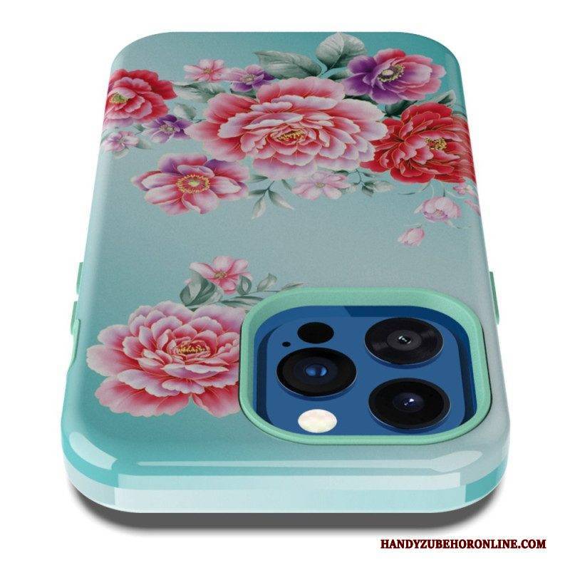 Handyhülle Für iPhone 14 Pro Vintage-blumen