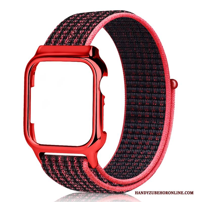 Hülle Apple Watch Series 1 Kreativ Rosa Nylon, Case Apple Watch Series 1 Trend Persönlichkeit