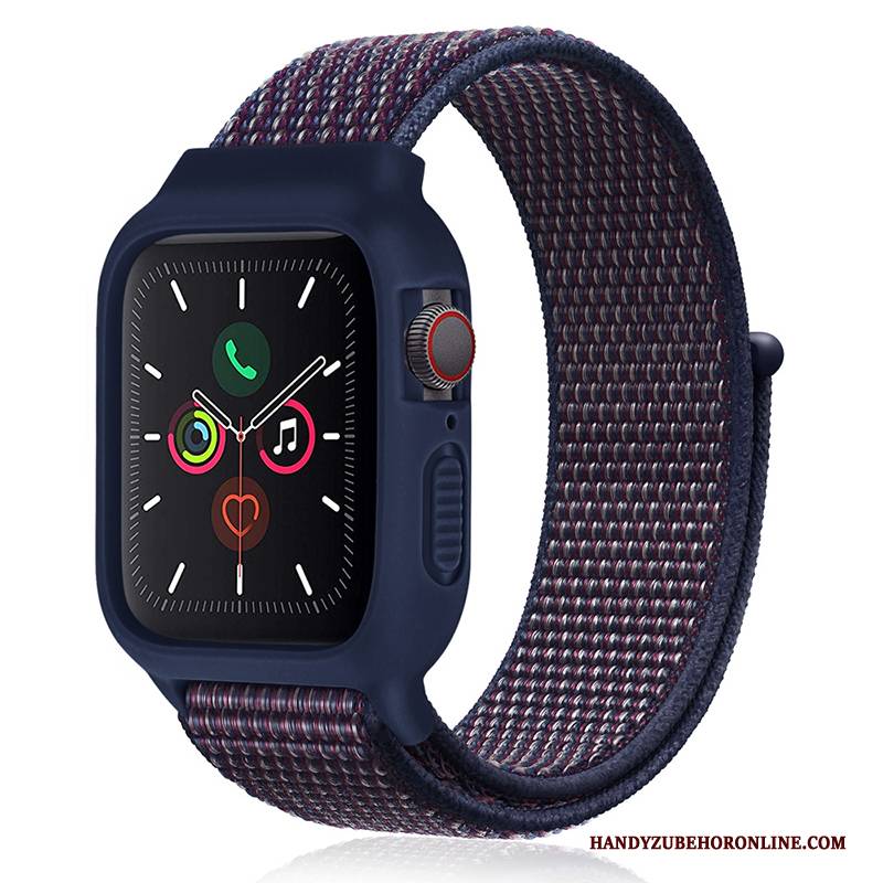 Hülle Apple Watch Series 1 Silikon Neu Nylon, Case Apple Watch Series 1 Blau Trend