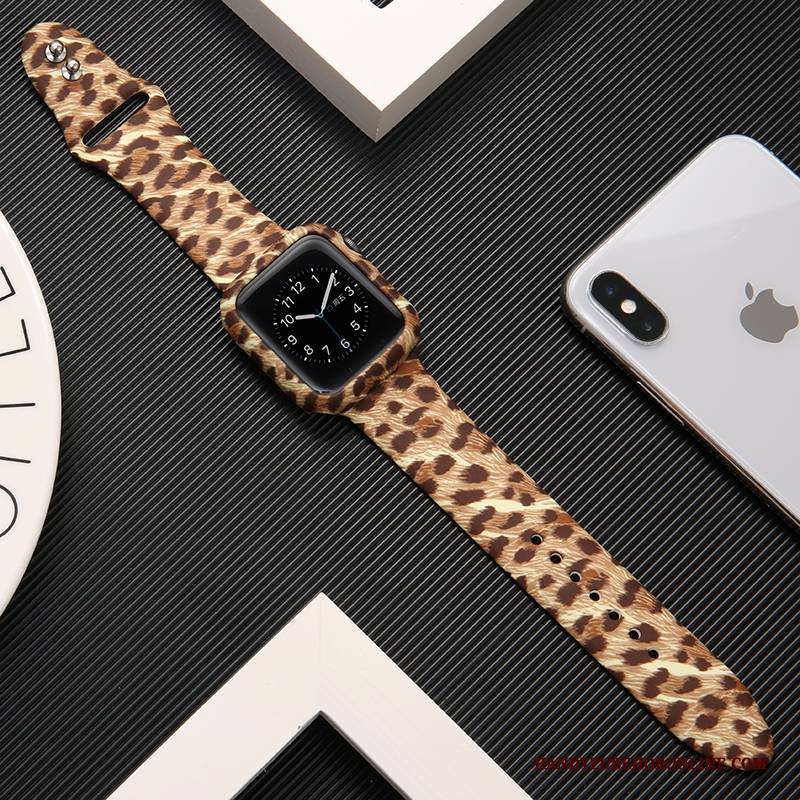 Hülle Apple Watch Series 1 Silikon Schwarz Bedrucken, Case Apple Watch Series 1 Schutz Trendmarke