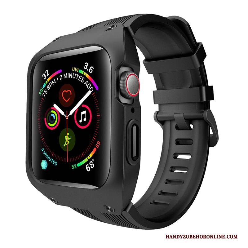 Hülle Apple Watch Series 1 Taschen Anti-sturz Grün, Case Apple Watch Series 1 Schutz Sport Schwarz