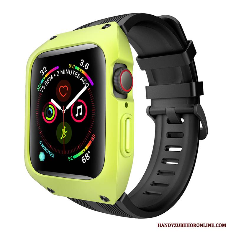 Hülle Apple Watch Series 1 Taschen Anti-sturz Grün, Case Apple Watch Series 1 Schutz Sport Schwarz