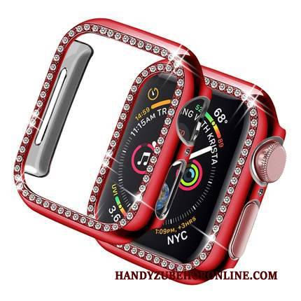 Hülle Apple Watch Series 1 Taschen Silber Neu, Case Apple Watch Series 1 Strasssteinen Schlank Überzug