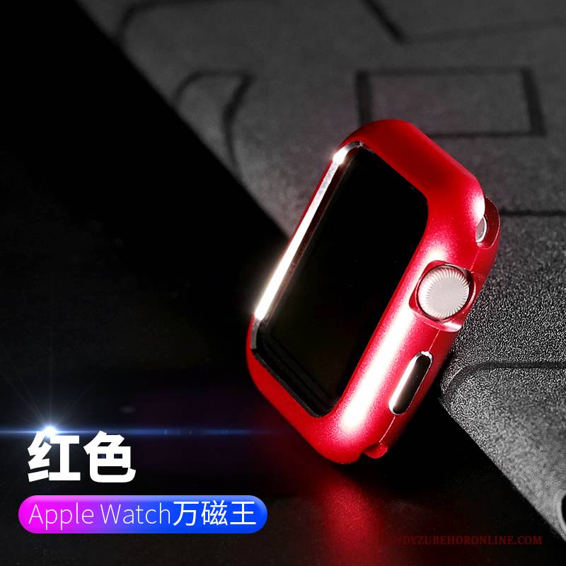 Hülle Apple Watch Series 1 Taschen Überzug Anti-sturz, Case Apple Watch Series 1 Schutz Grenze Rot