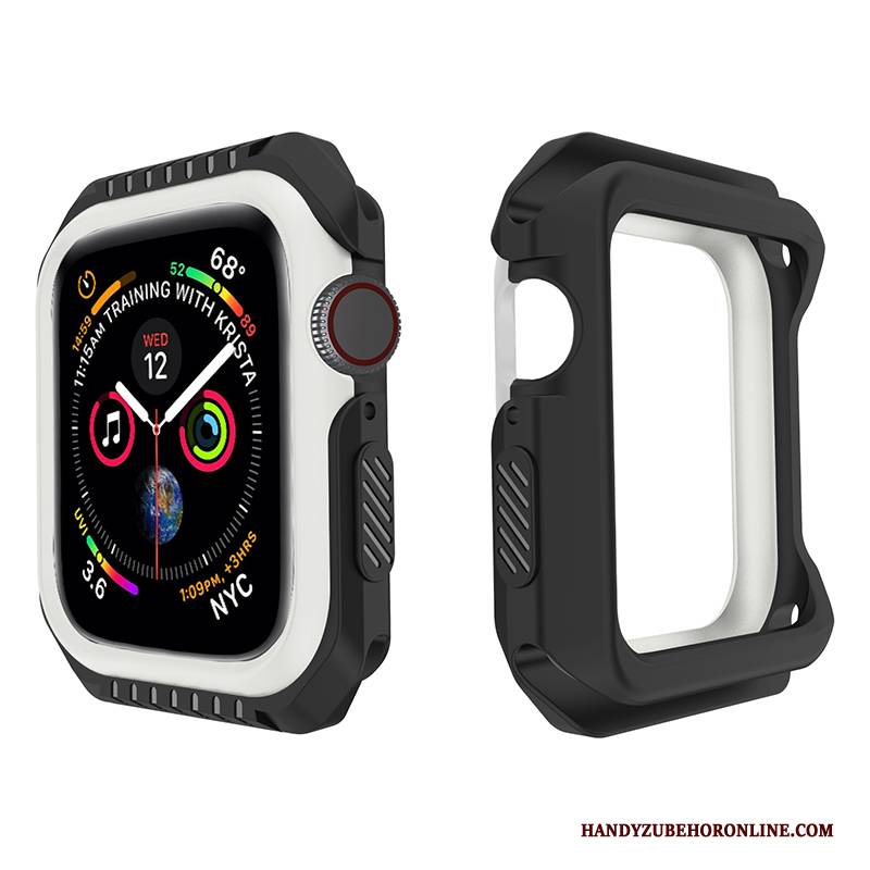 Hülle Apple Watch Series 1 Weiche Gelb Schwarz, Case Apple Watch Series 1 Schutz Anti-sturz