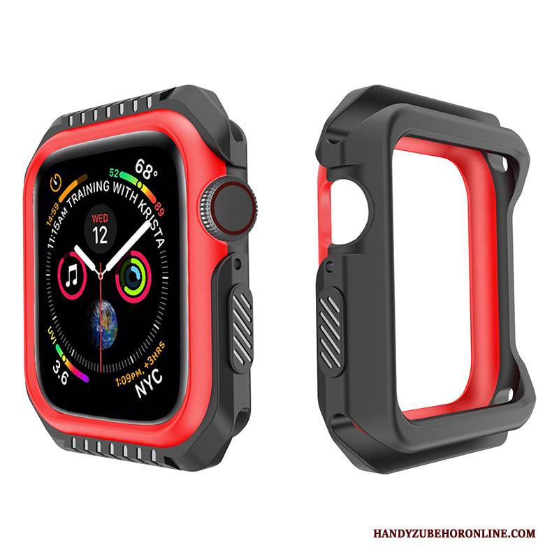 Hülle Apple Watch Series 1 Weiche Gelb Schwarz, Case Apple Watch Series 1 Schutz Anti-sturz