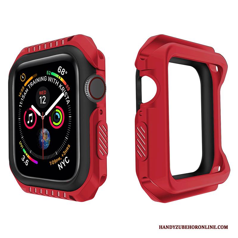 Hülle Apple Watch Series 1 Weiche Gelb Schwarz, Case Apple Watch Series 1 Schutz Anti-sturz