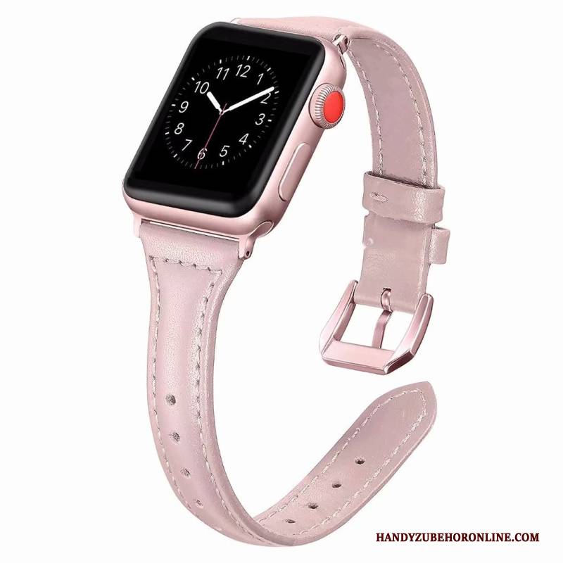 Hülle Apple Watch Series 2 Leder Feine Rosa, Case Apple Watch Series 2