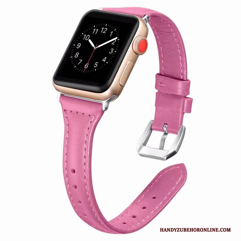 Hülle Apple Watch Series 2 Leder Feine Rosa, Case Apple Watch Series 2