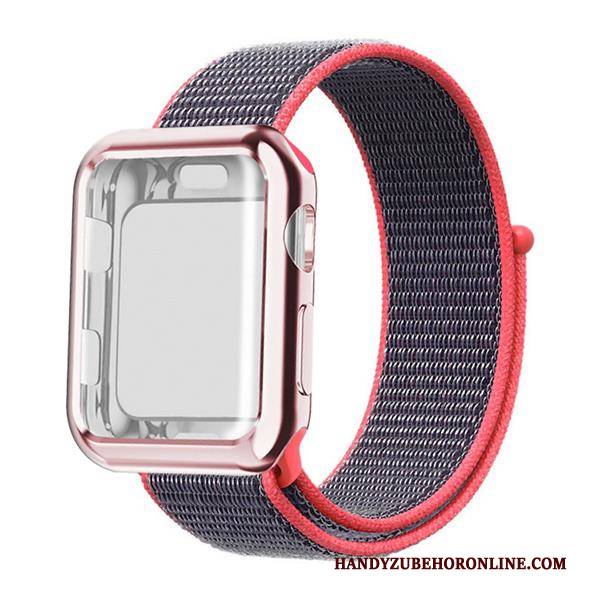 Hülle Apple Watch Series 2 Rot Nylon, Case Apple Watch Series 2