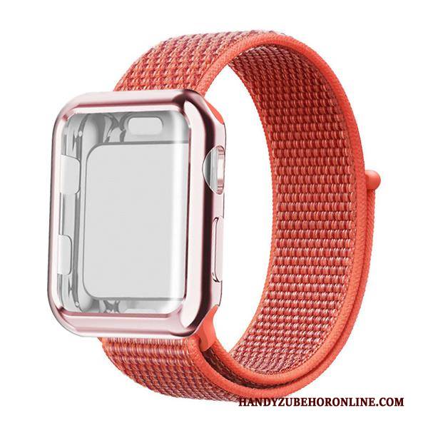 Hülle Apple Watch Series 2 Rot Nylon, Case Apple Watch Series 2