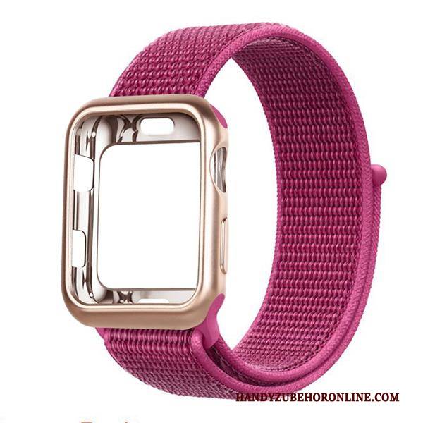 Hülle Apple Watch Series 2 Rot Nylon, Case Apple Watch Series 2