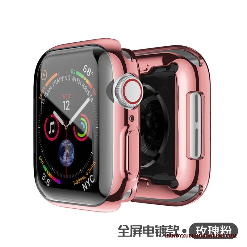 Hülle Apple Watch Series 2 Taschen Jeden Tag Überzug, Case Apple Watch Series 2 Metall Rosa Transparent