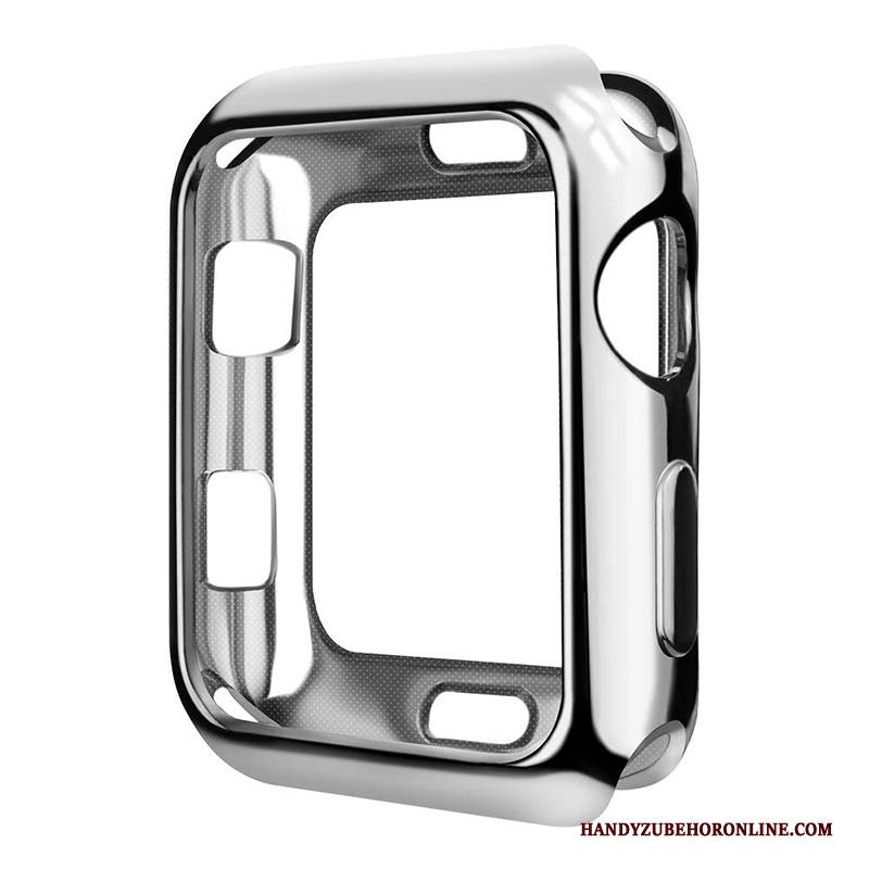 Hülle Apple Watch Series 2 Weiche Gold Transparent, Case Apple Watch Series 2 Schutz Überzug Schlank