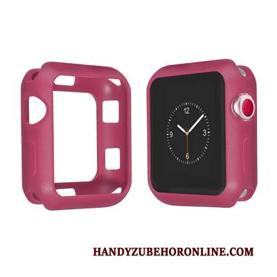 Hülle Apple Watch Series 3 Farbe Anti-sturz Lila, Case Apple Watch Series 3 Weiche