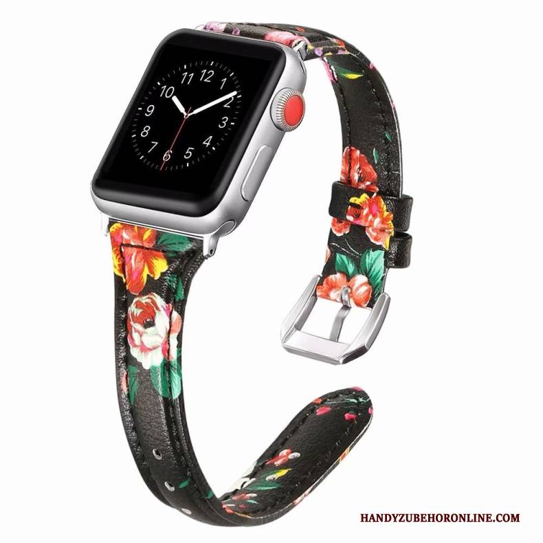 Hülle Apple Watch Series 3 Leder Feine Lila, Case Apple Watch Series 3