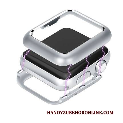 Hülle Apple Watch Series 3 Schutz Schwarz Trend, Case Apple Watch Series 3 Kreativ Anti-sturz Magnetismus