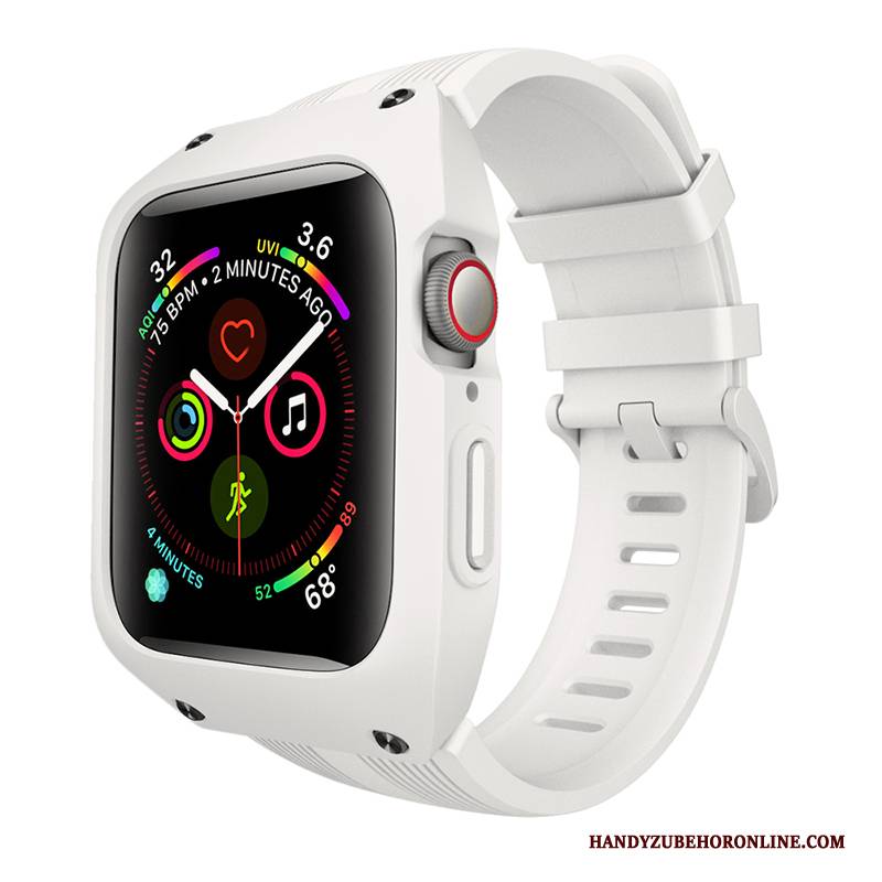 Hülle Apple Watch Series 3 Silikon Anti-sturz Weiß, Case Apple Watch Series 3 Taschen Trendmarke Sport