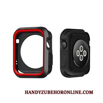 Hülle Apple Watch Series 3 Silikon Weiß Grün, Case Apple Watch Series 3 Schutz Zweifarbig