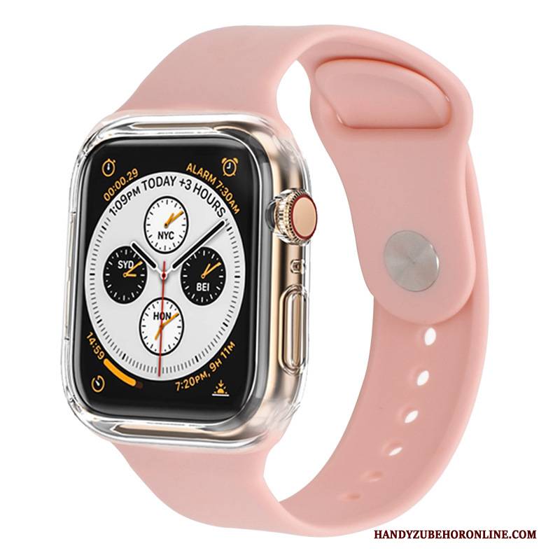 Hülle Apple Watch Series 3 Silikon Zweifarbig Sport, Case Apple Watch Series 3 Schutz Schwarz