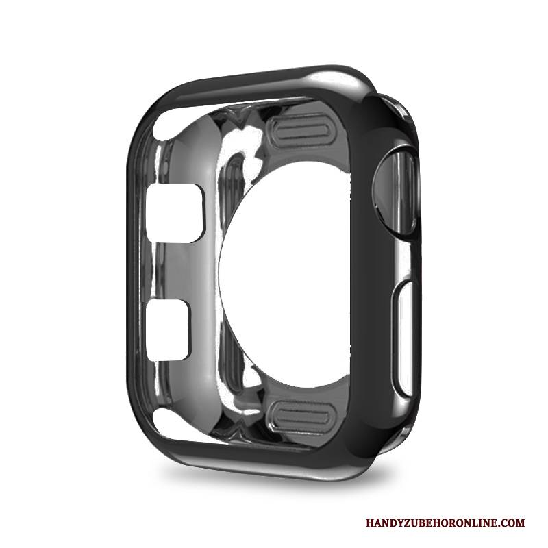 Hülle Apple Watch Series 3 Weiche Schwarz, Case Apple Watch Series 3 Schutz