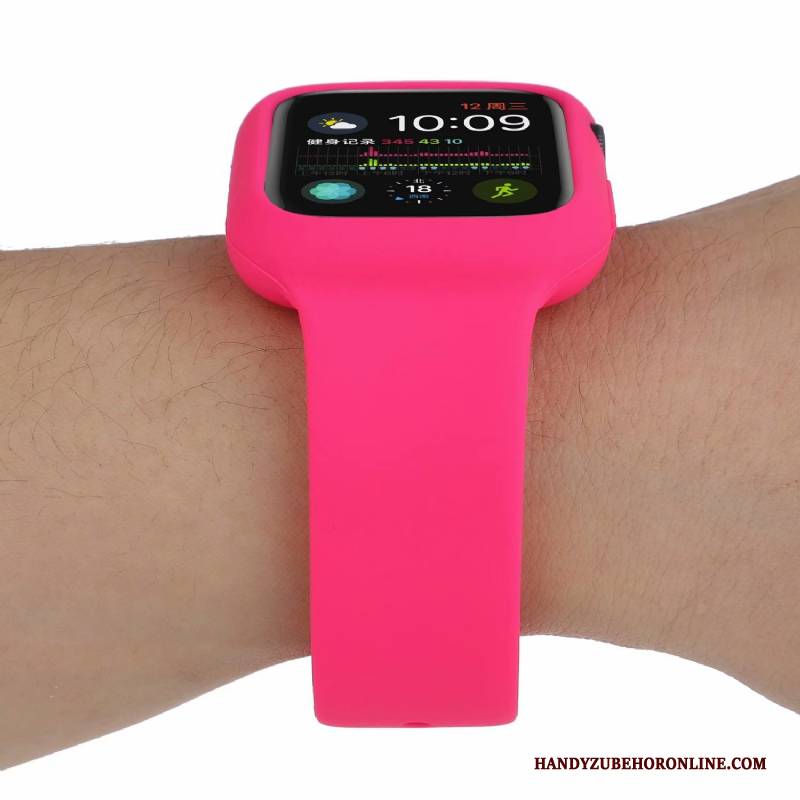 Hülle Apple Watch Series 4 Mode Rot Neu, Case Apple Watch Series 4 Schutz Sport Trend