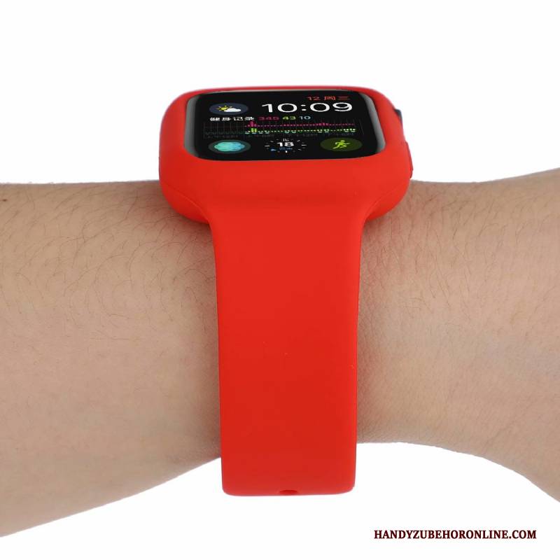 Hülle Apple Watch Series 4 Mode Rot Neu, Case Apple Watch Series 4 Schutz Sport Trend