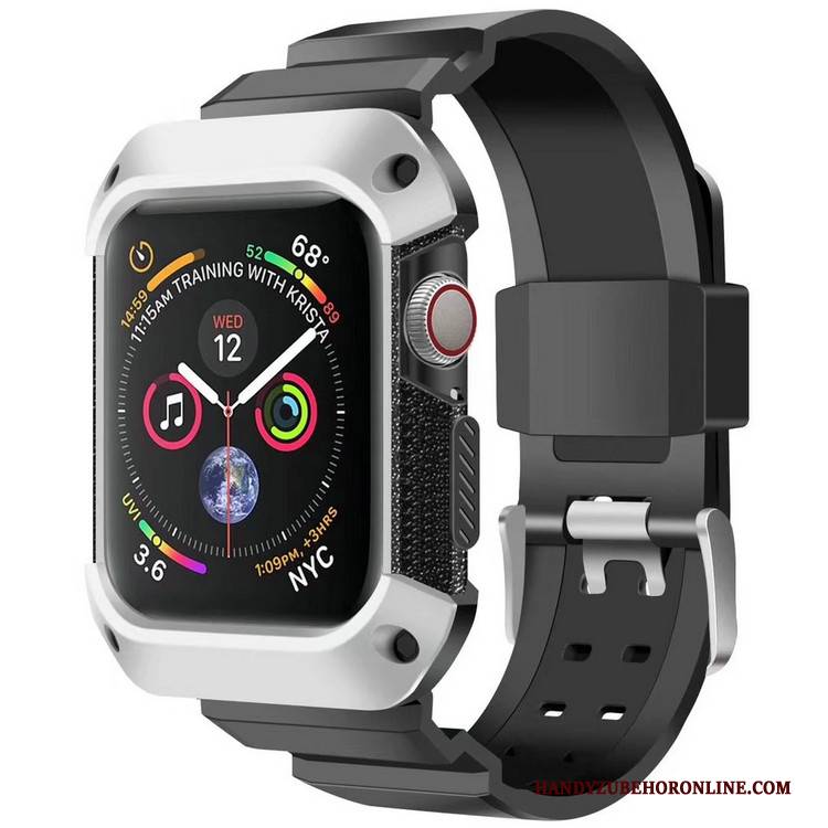 Hülle Apple Watch Series 4 Schutz Blau Rüstung, Case Apple Watch Series 4 Sport Anti-sturz