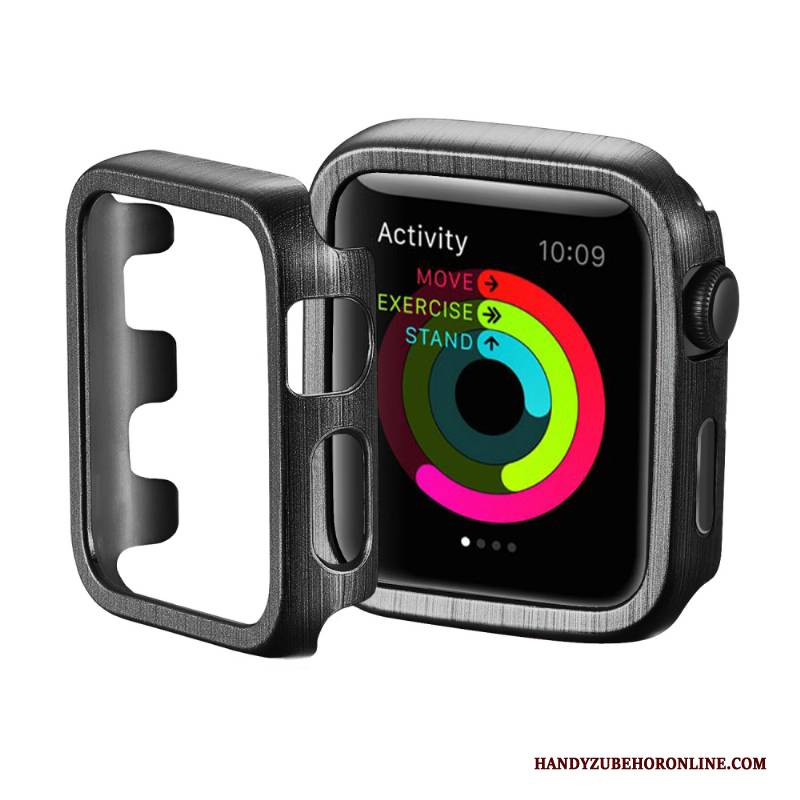 Hülle Apple Watch Series 4 Schutz Zubehör Muster, Case Apple Watch Series 4 Seide Rosa