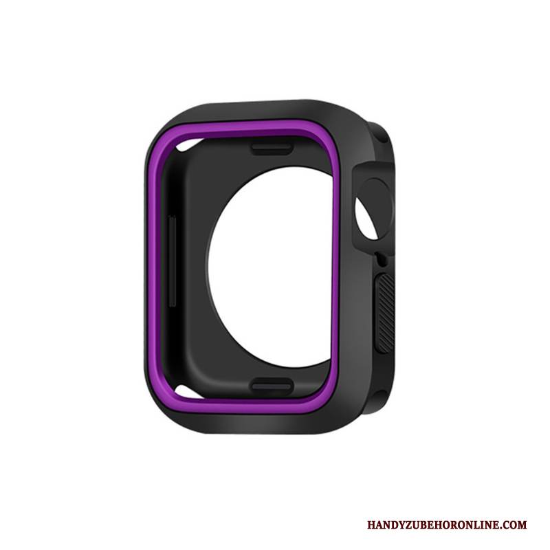 Hülle Apple Watch Series 4 Silikon Blau, Case Apple Watch Series 4 Weiche