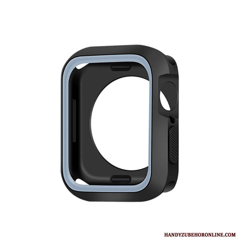 Hülle Apple Watch Series 4 Silikon Blau, Case Apple Watch Series 4 Weiche