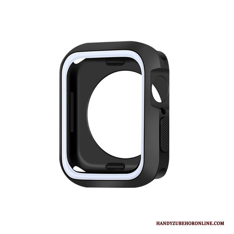 Hülle Apple Watch Series 4 Silikon Blau, Case Apple Watch Series 4 Weiche